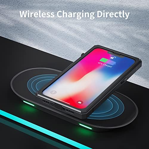 Luxury Carbon Fiber with Aluminium Case for iPhone 13 Pro Max 6.7", Military Shockproof Protective Phone Cover with Tempered Glass Screen Protector Full Body Heavy Duty Drop Protection for Men - Image 5